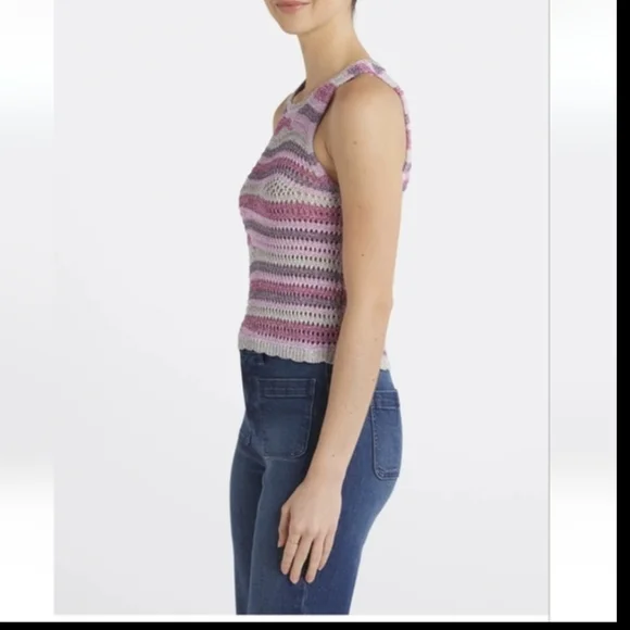 Steve Madden - Hannah Sweater Striped Tank - Picture 4 of 10